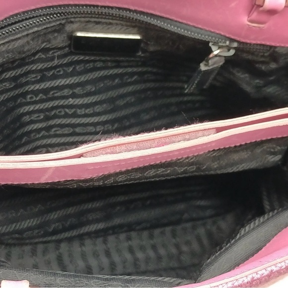 Prada Women’s Purple/Lavender Vintage Wool Knitted Tote Bag/Purse/Handbag 💜 - Picture 9 of 10